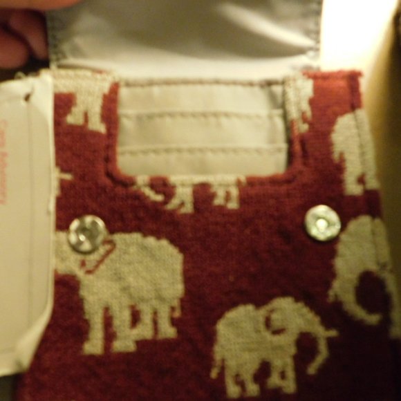 Thirty-one Crossbody Elephant Sunglasses, Phone, Wallet Safari Weave NWT - Picture 4 of 9